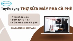 Tuyển dụng thợ sửa máy pha cà phê