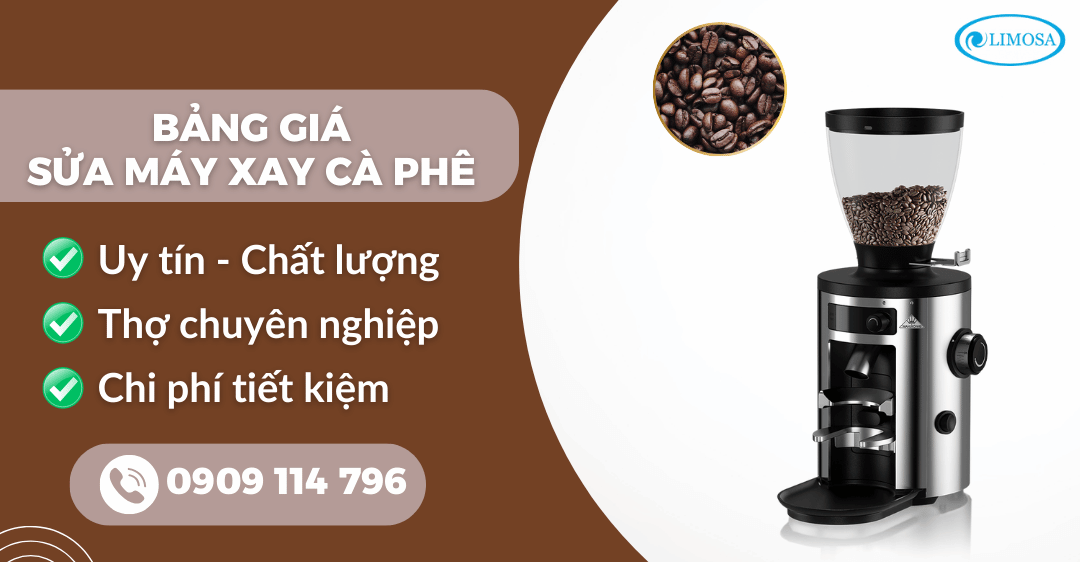 Bảng giá sửa máy xay cà phê suamayphacafelimosa