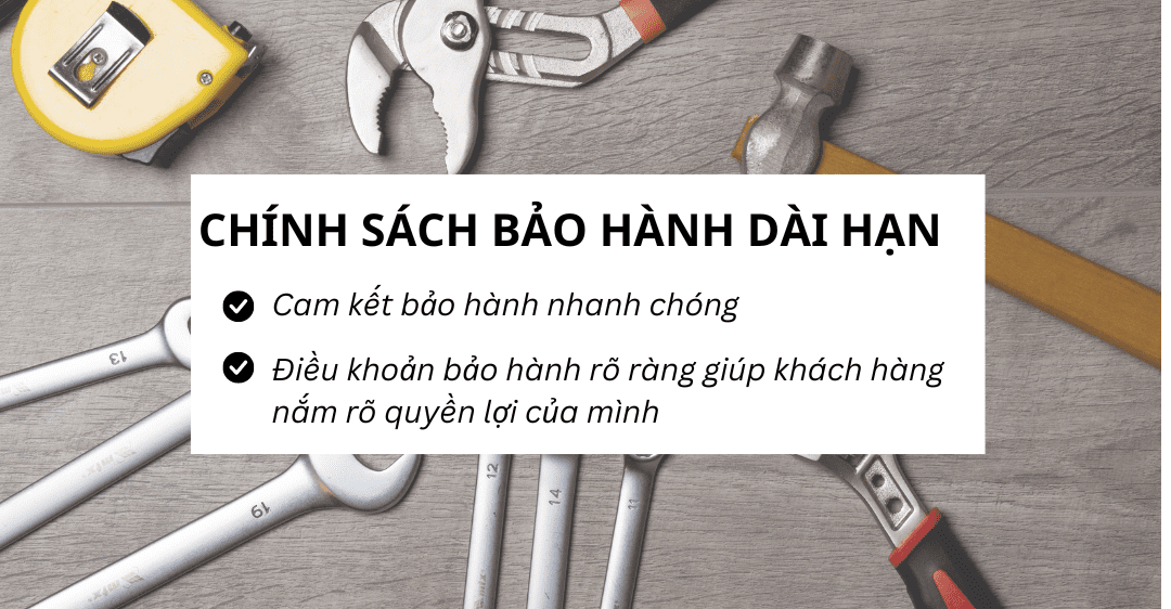 chính sách bảo hành suamayphacafelimosa