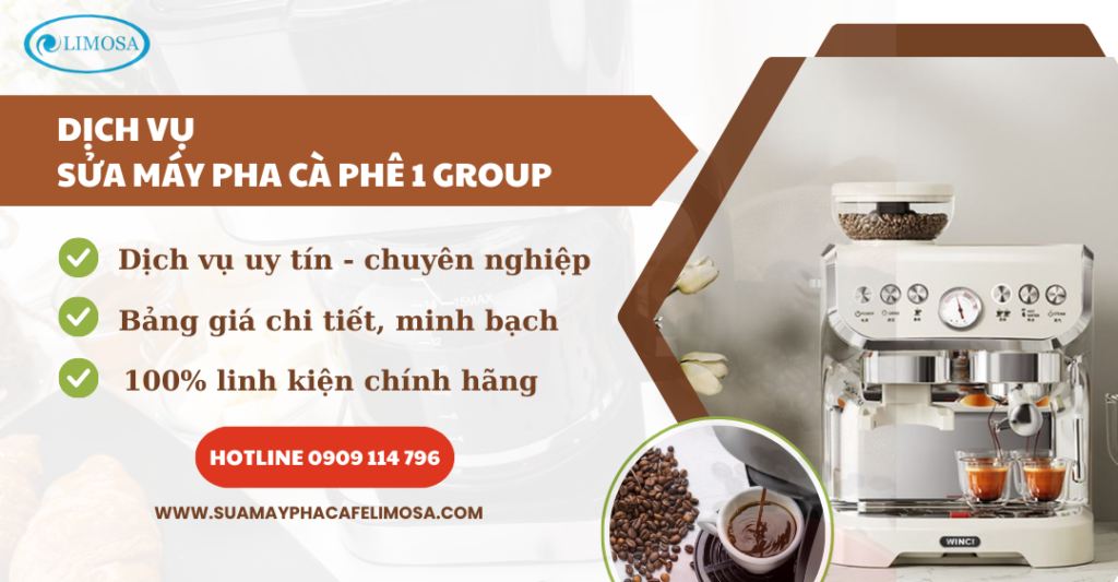 Sửa máy pha cà phê 1 group