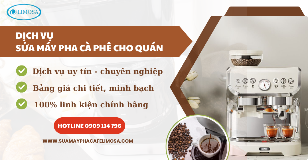 Sửa máy pha cà phê cho quán