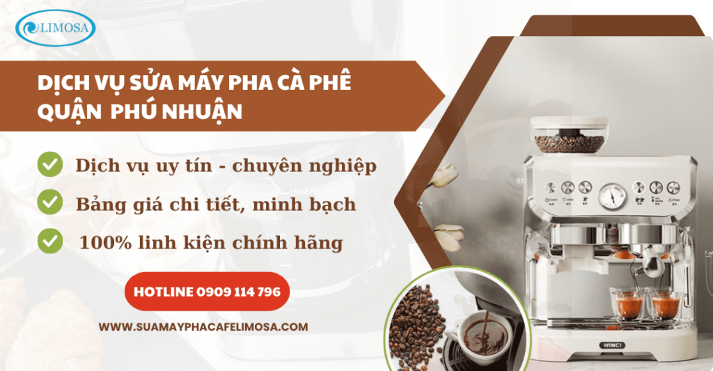 Sửa máy pha cà phê quận phú nhuận