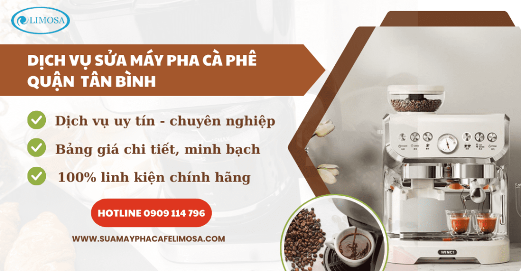 Sửa máy pha cà phê quận tân bình