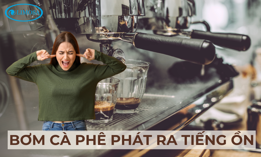 Bơm cà phê phát ra tiếng ồn