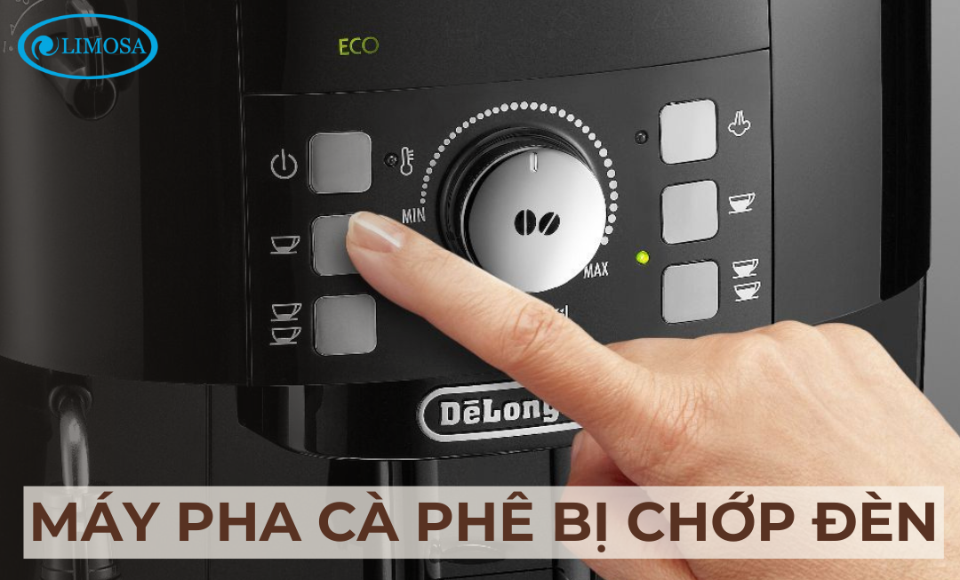 Máy pha cà phê bị chớp đèn