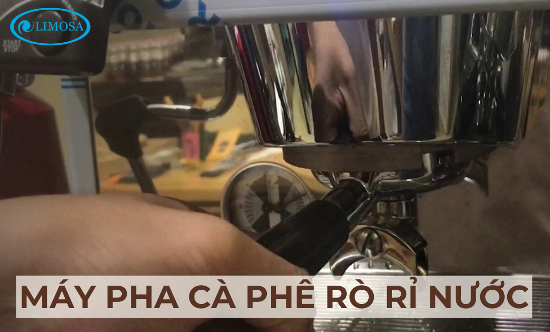 Máy pha cà phê rò rỉ nước